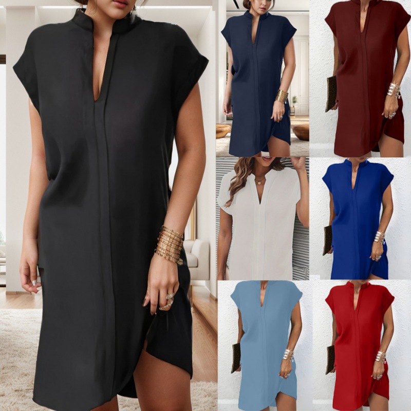 Bow-Detail Asymmetric Midi Dress  | Womens  Dresses & Jumpsuits Clothing Dresses & Jumpsuits