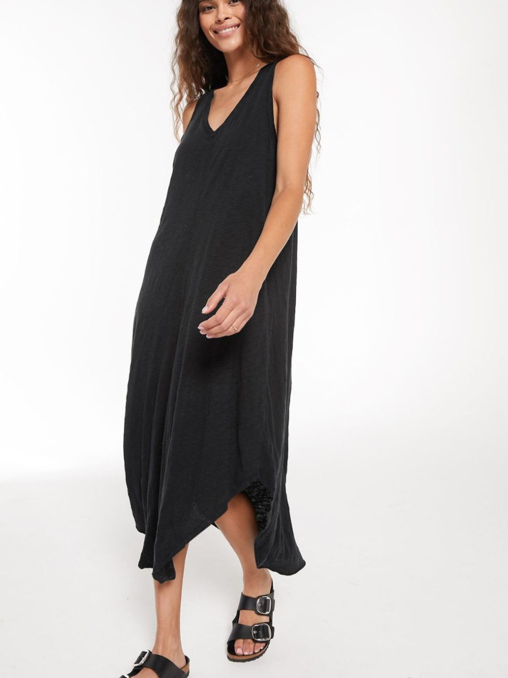 Bow-Detail Linen Midi Dress  | Womens  Dresses & Jumpsuits Clothing Dresses & Jumpsuits