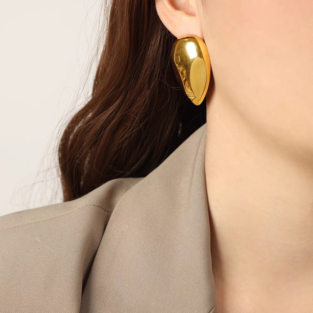 Chunky Seashell-Shaped Earrings  | Womens  Jewelry Accessories Jewelry