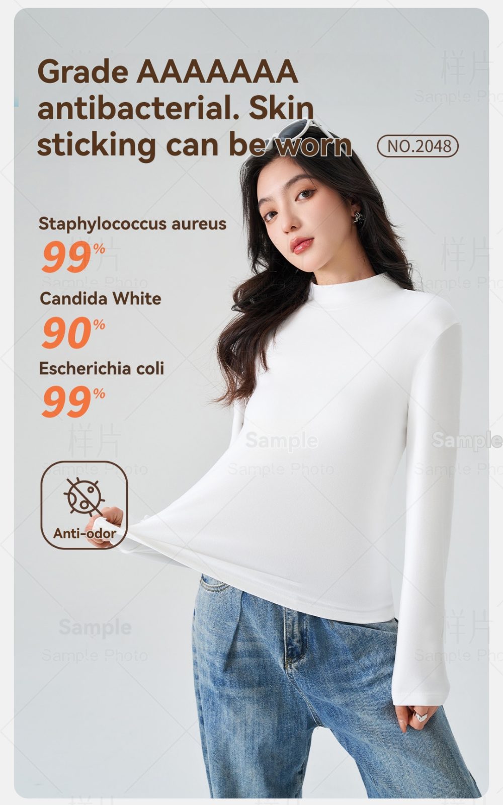 Clean Cut Long-Sleeved T-Shirt  | Womens  Tops Clothing T-Shirts