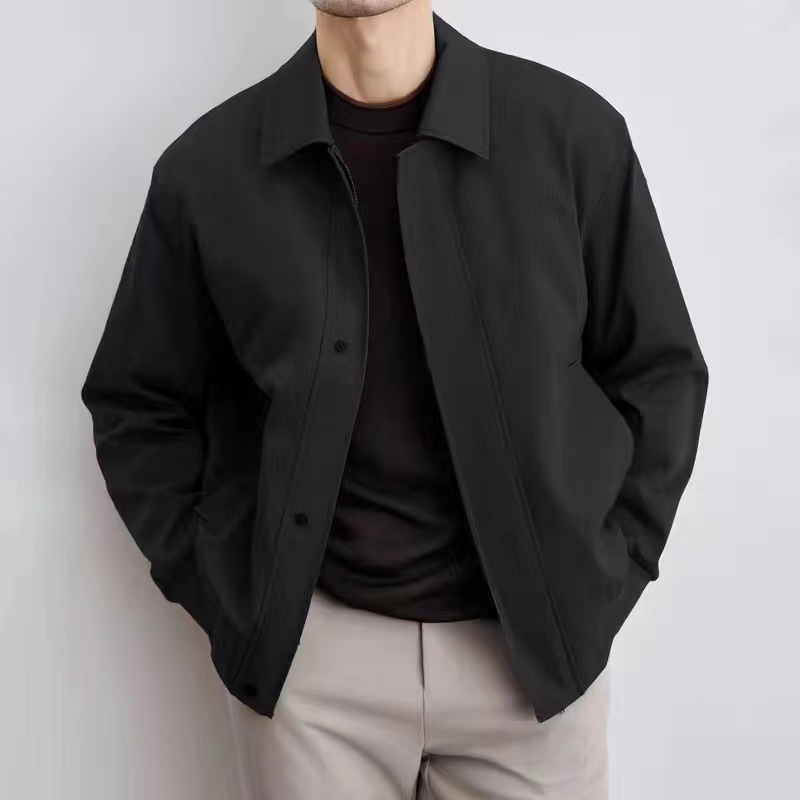 Collared Cotton-Jersey Jacket  | Mens  Coats & Jackets Clothing Coats & Jackets