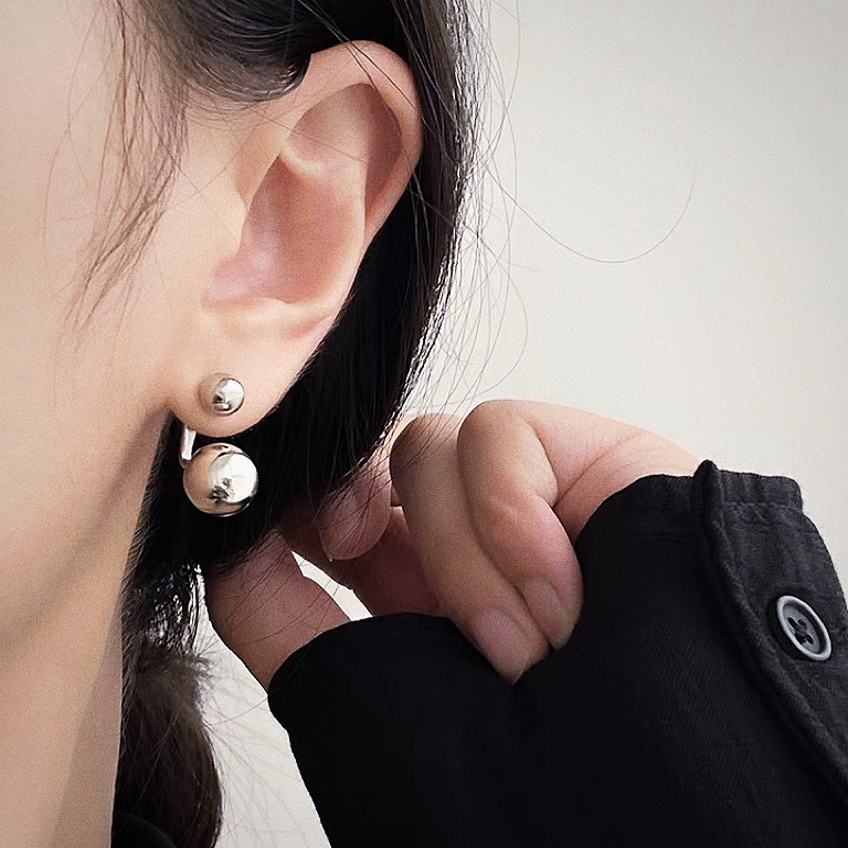 Dropped Sphere Studs  | Womens  Jewelry Accessories Jewelry