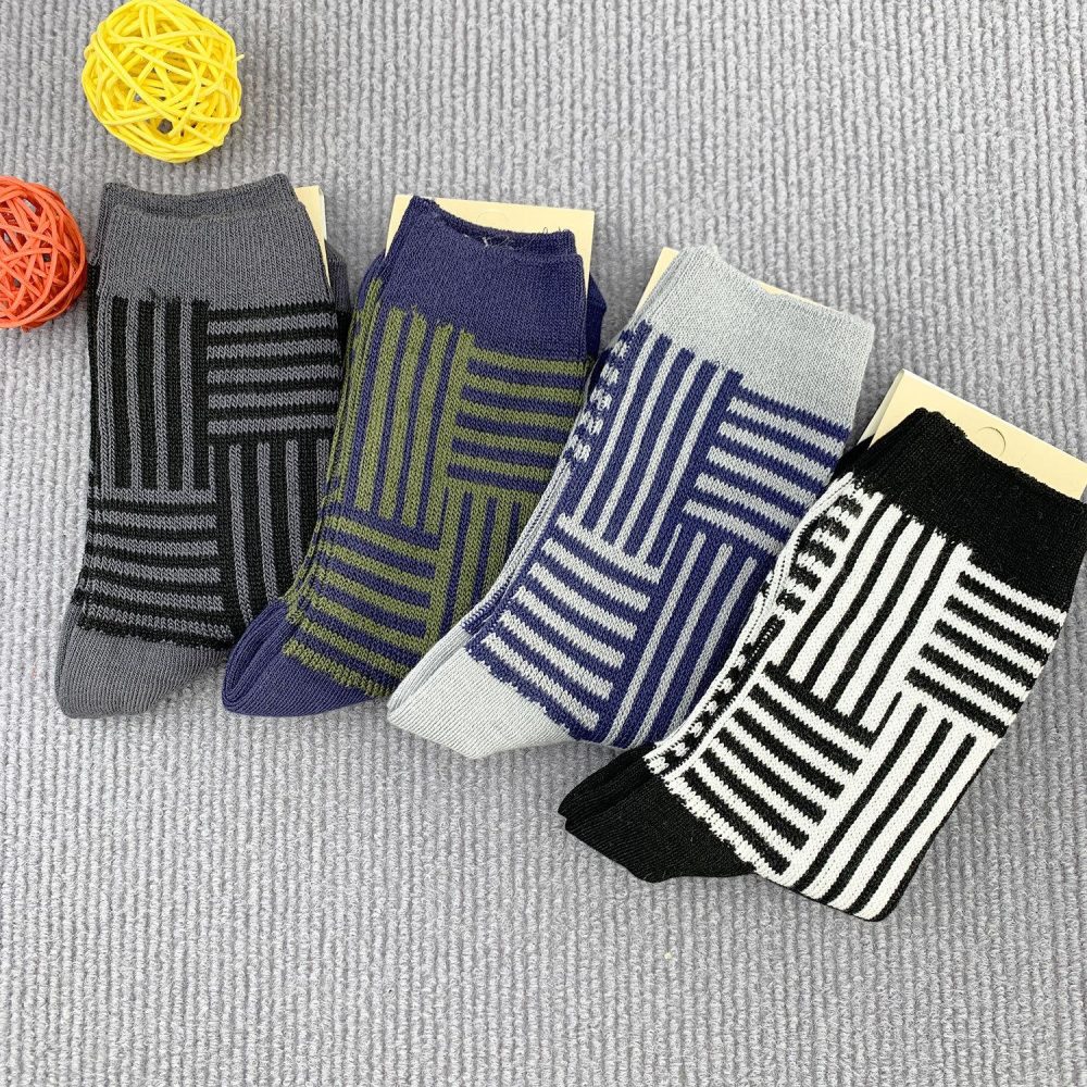 Geometric Striped Socks  | Womens  Socks & Tights Accessories Socks & Tights