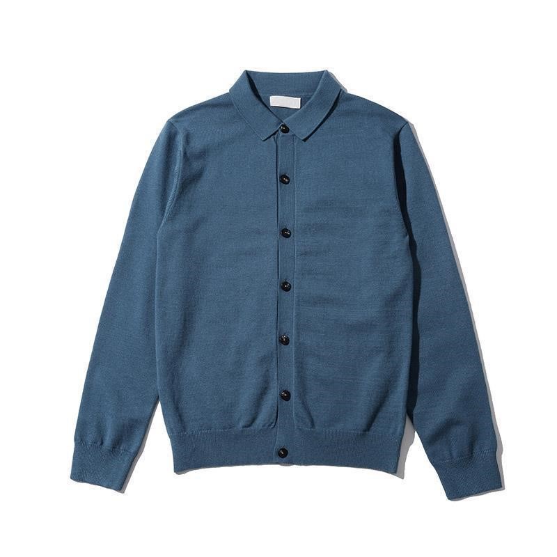 Knitted Textured Overshirt  | Mens  Sweaters & Cardigans Clothing Mens