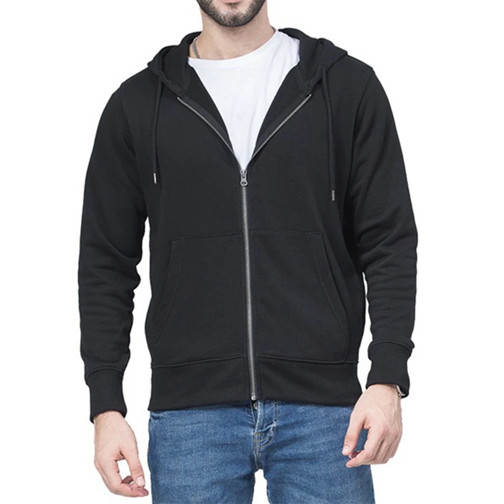 Knitted Zip-Up Hoodie  | Mens  Sweatshirts & Hoodies Clothing Mens