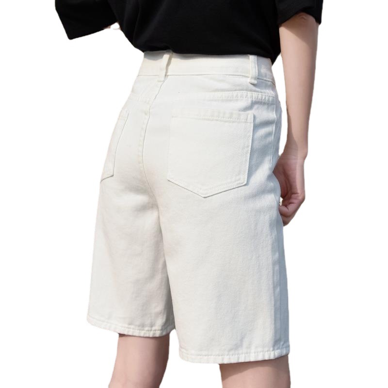 Longline Denim Shorts  | Womens  Pants Clothing Pants