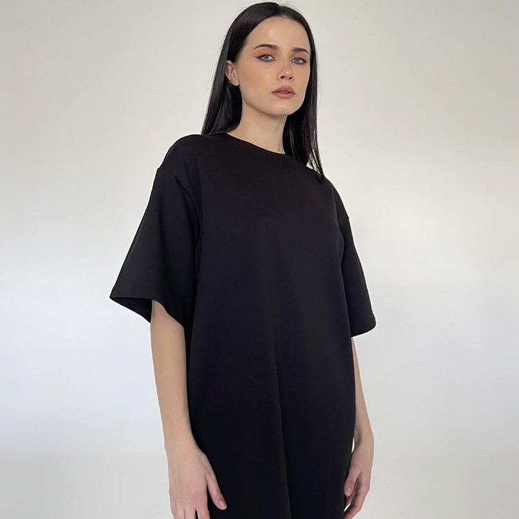 Oversized-Fit Wool T-Shirt Dress  | Womens  Dresses & Jumpsuits Clothing Dresses & Jumpsuits