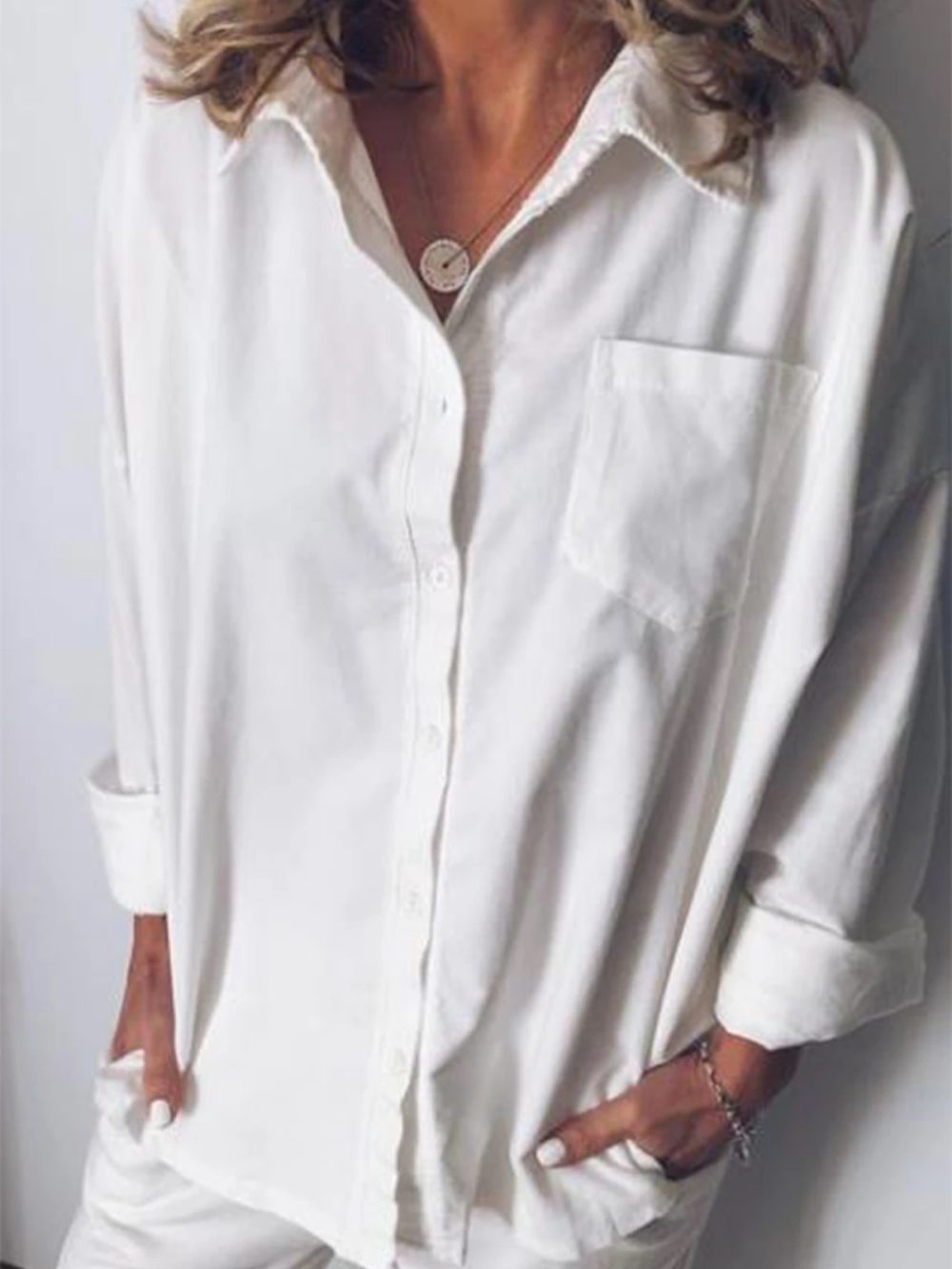 Oversized Linen Shirt  | Womens  Shirts & Blouses Clothing Shirts & Blouses