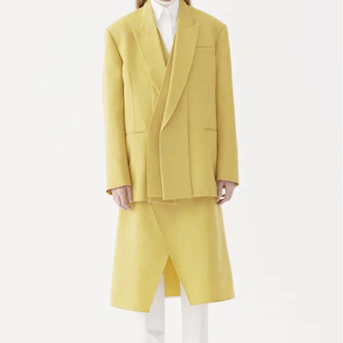 Oversized Tie-Front Blazer  | Womens  Vests & Tailoring Clothing Coats & Jackets