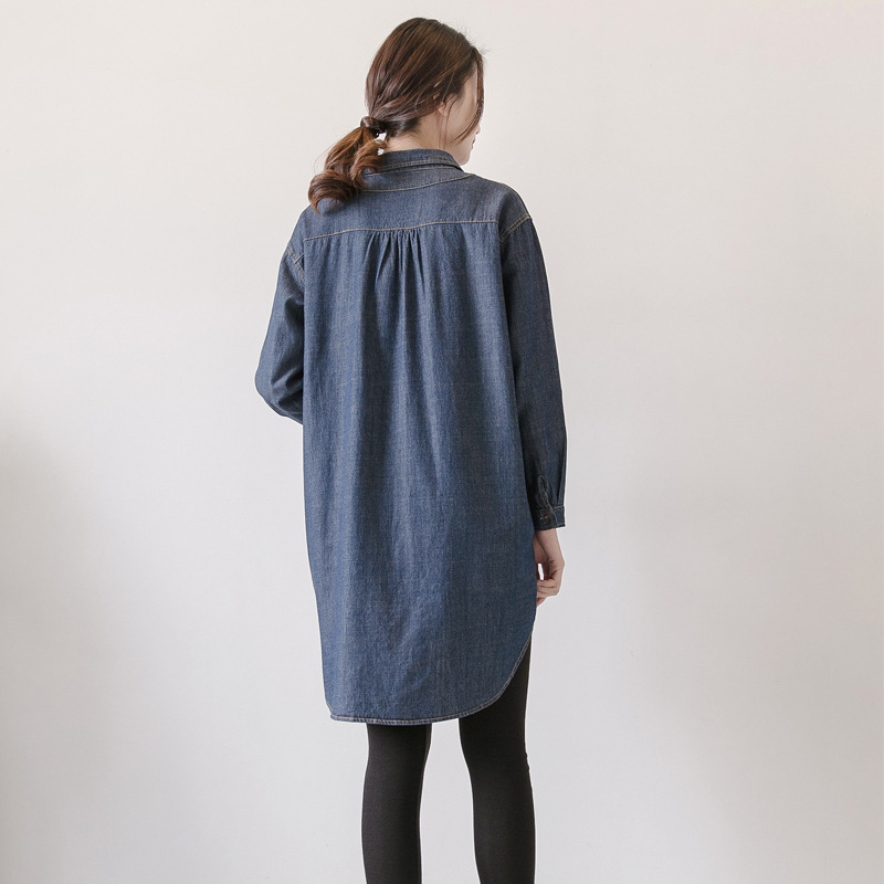 Oversized Waisted Denim Shirt Dress  | Womens  Dresses & Jumpsuits Clothing Dresses & Jumpsuits