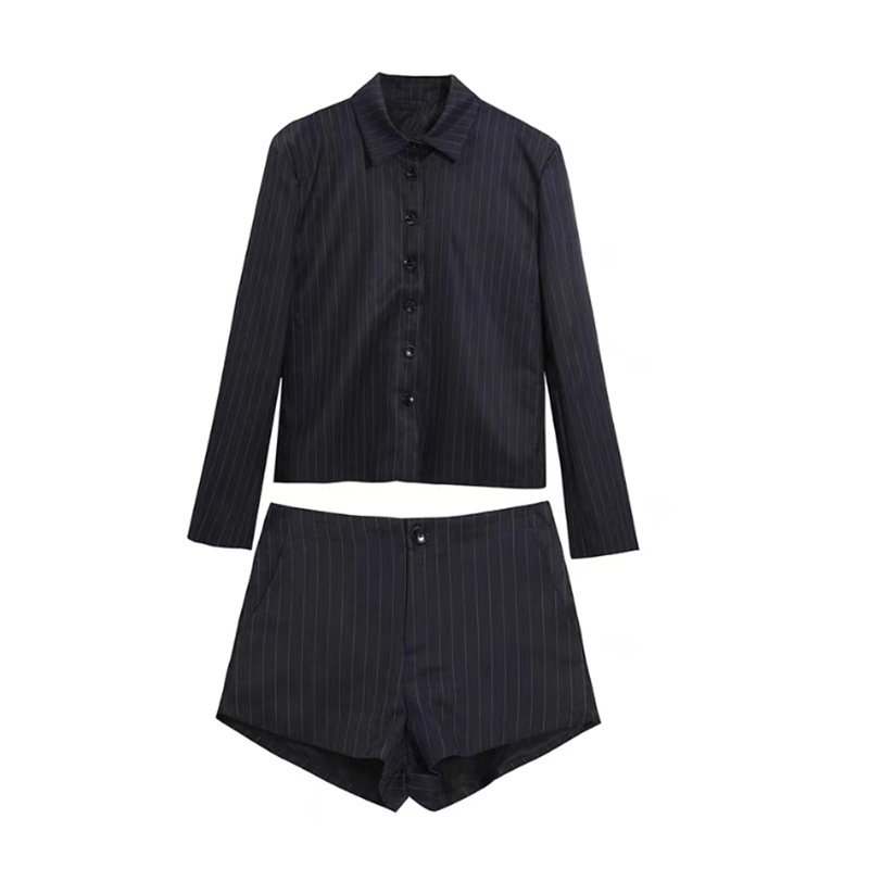 Pinstriped Wool Shirt  | Womens  Tops Clothing Shirts & Blouses