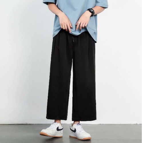 Pleated Barrel-Leg Chinos  | Womens  Pants Clothing Pants