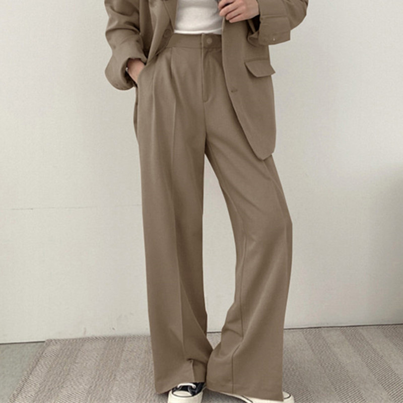 Pleated Barrel-Leg Wool-Blend Pants  | Womens  Pants Clothing Pants