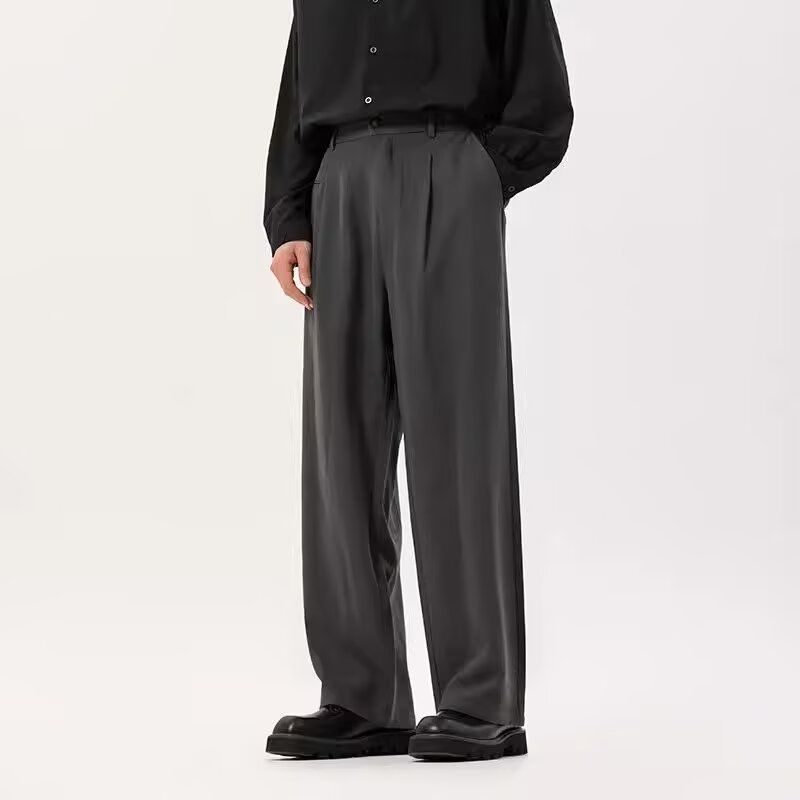 Pleated Cotton Pants  | Mens  Pants Clothing Mens