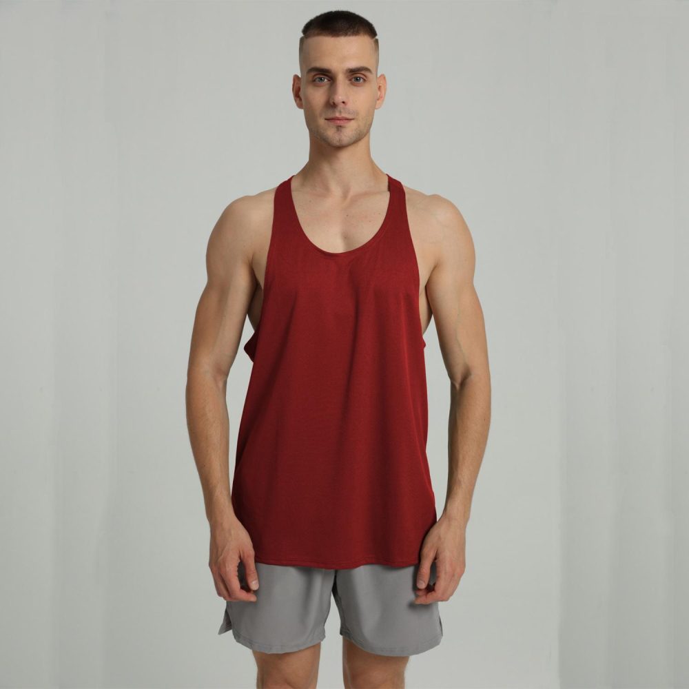 Ribbed-Knit Crew-Neck Tank Top  | Mens  Sweaters & Cardigans Clothing Mens