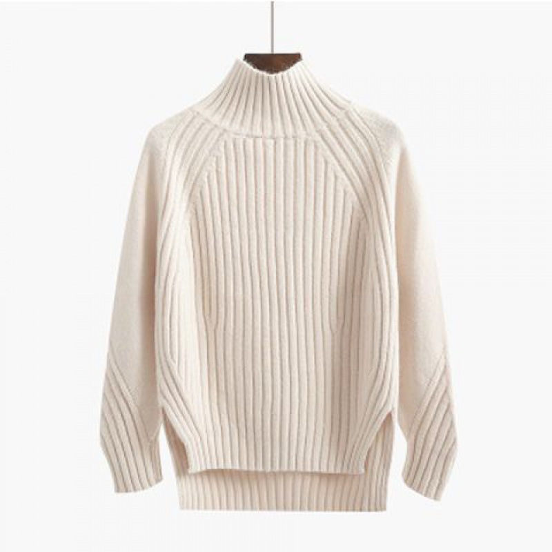 Ribbed Pure Cashmere Turtleneck Sweater  | Womens  Sweaters & Cardigans Clothing Sweaters & Cardigans