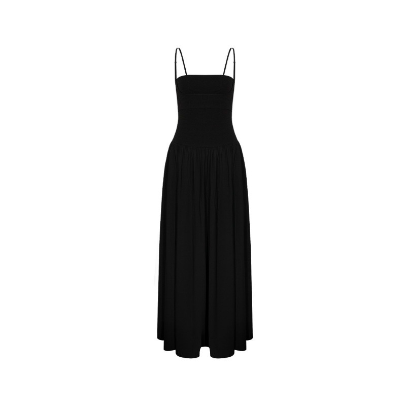 Shirred Midi Dress  | Womens  Dresses & Jumpsuits Clothing Dresses & Jumpsuits