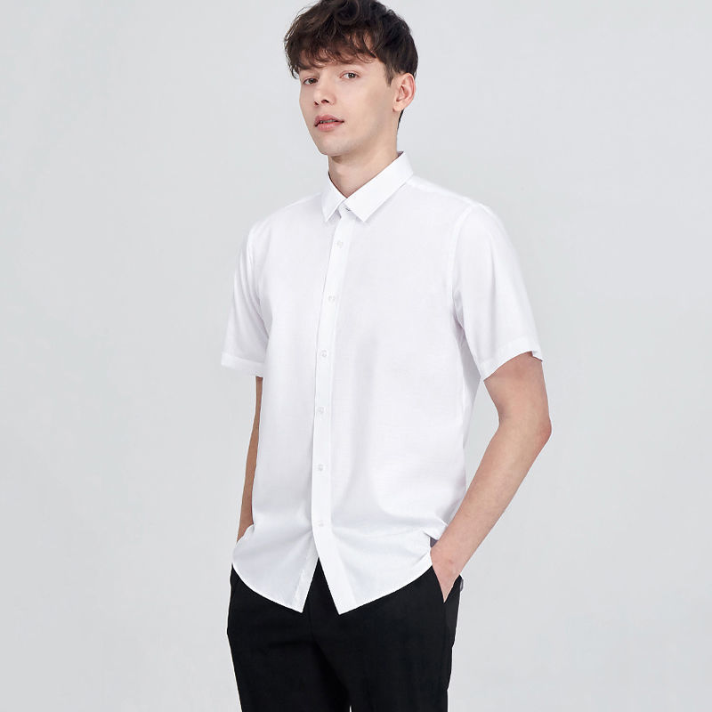 Short-Sleeved Linen Shirt  | Mens  Shirts Clothing Mens