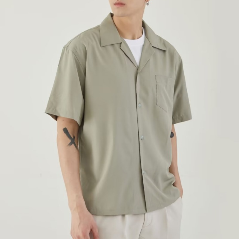 Short-Sleeved Utility Shirt  | Mens  Shirts Clothing Mens