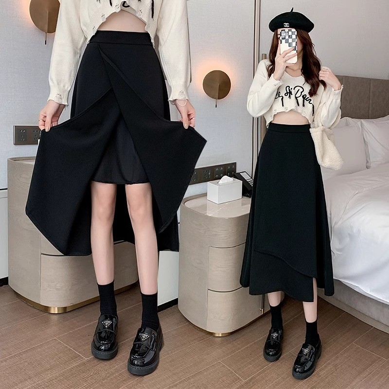 Tailored Wool Midi Wrap Skirt  | Womens  Vests & Tailoring Clothing Skirts