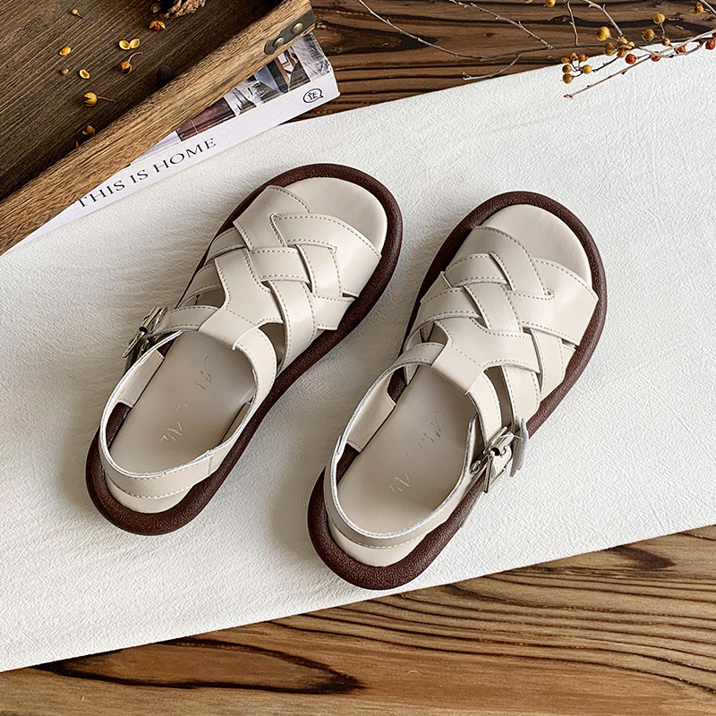 The Leather Wrap Sandals  | Mens  Shoes Mens