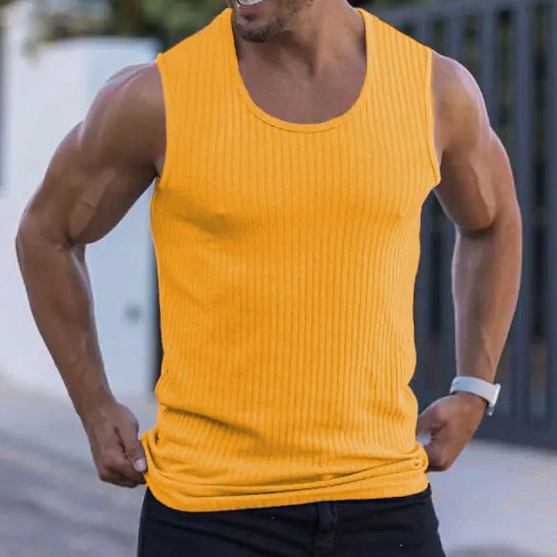 The Ribbed-Knit Tank Top  | Mens  Sweaters & Cardigans Clothing Mens