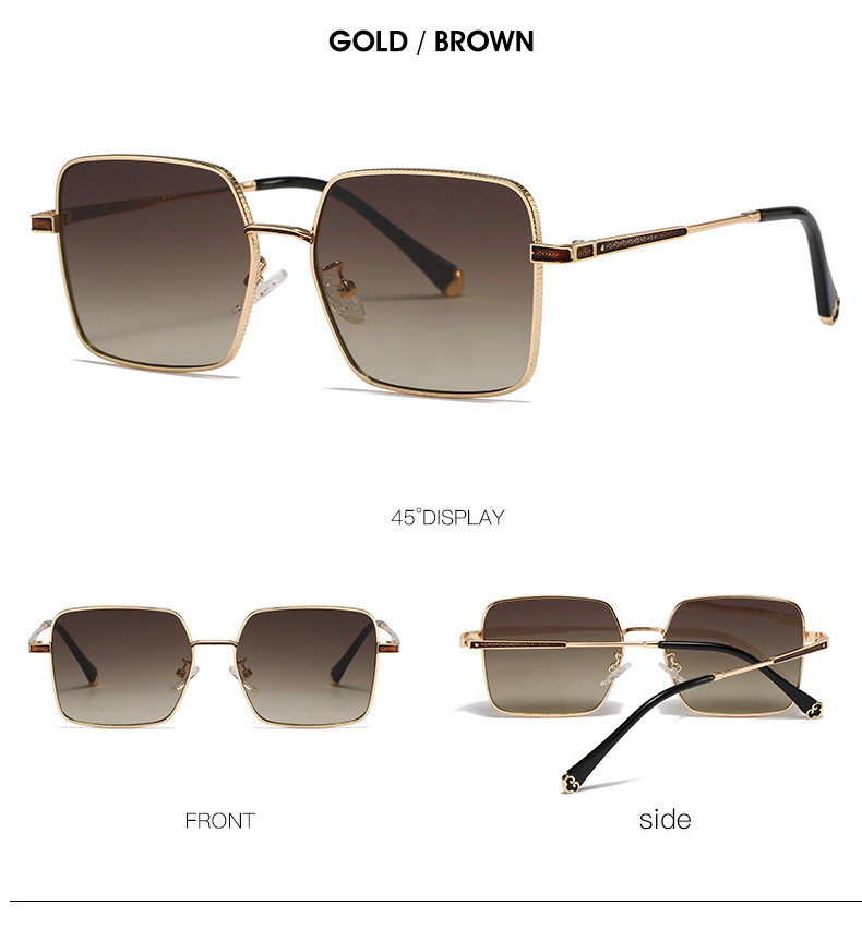 The Square Metal Sunglasses  | Womens  Sunglasses Accessories Sunglasses