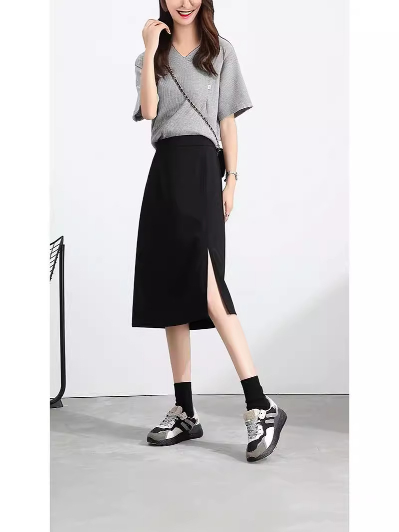 The Tailored Wool Twill Skirt  | Womens  Skirts Clothing Skirts