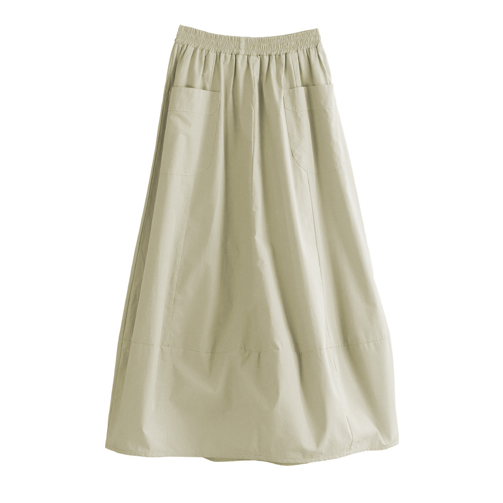 Elasticated Midi Skirt  | Womens  Skirts Clothing Skirts