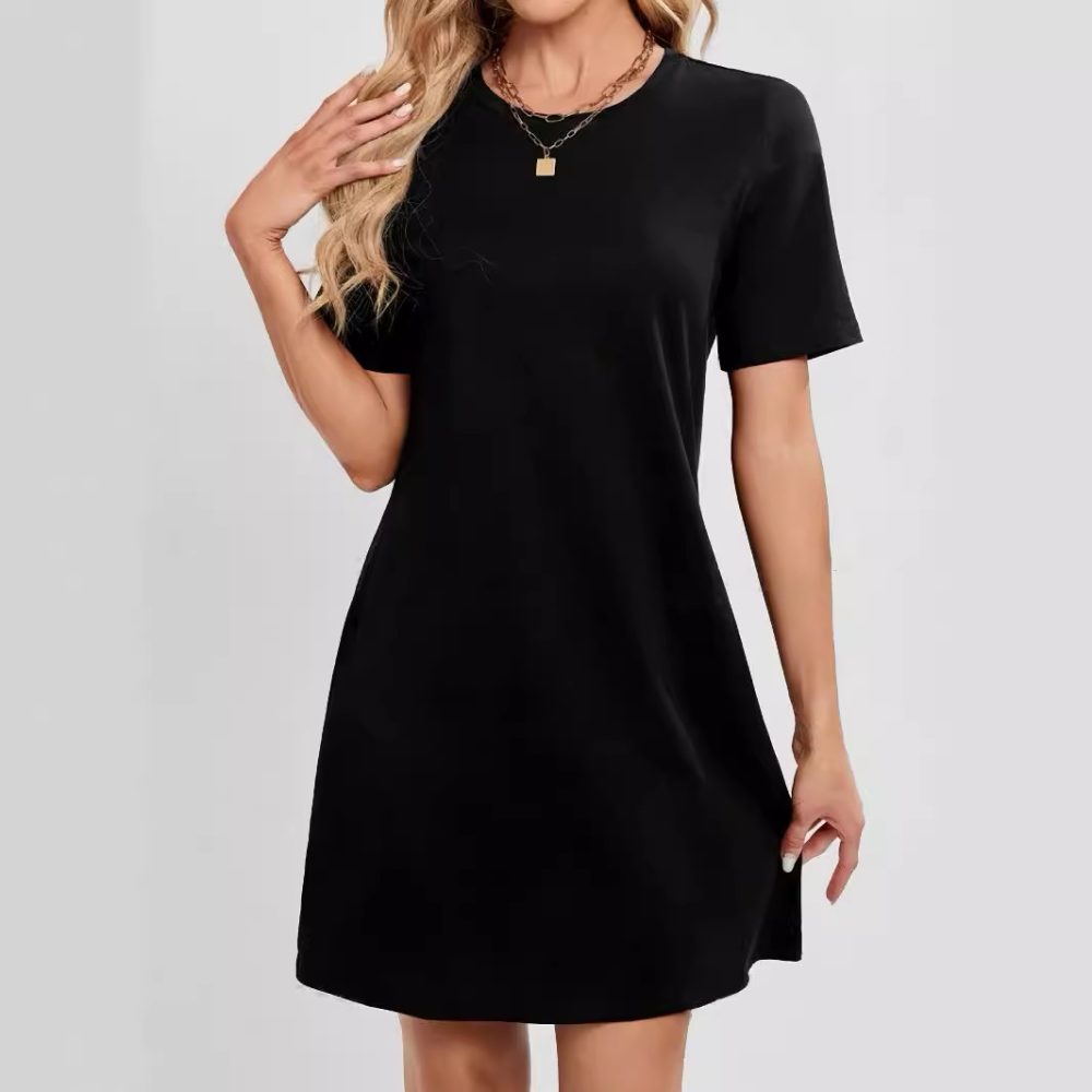 Flared Mini T-Shirt Dress  | Womens  Dresses & Jumpsuits Clothing Dresses & Jumpsuits