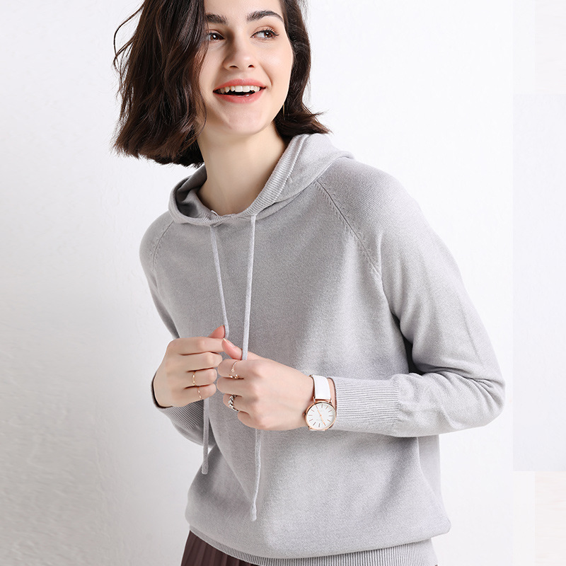 Knitted Linen-Blend Hoodie  | Womens  Tops Clothing Sweaters & Cardigans